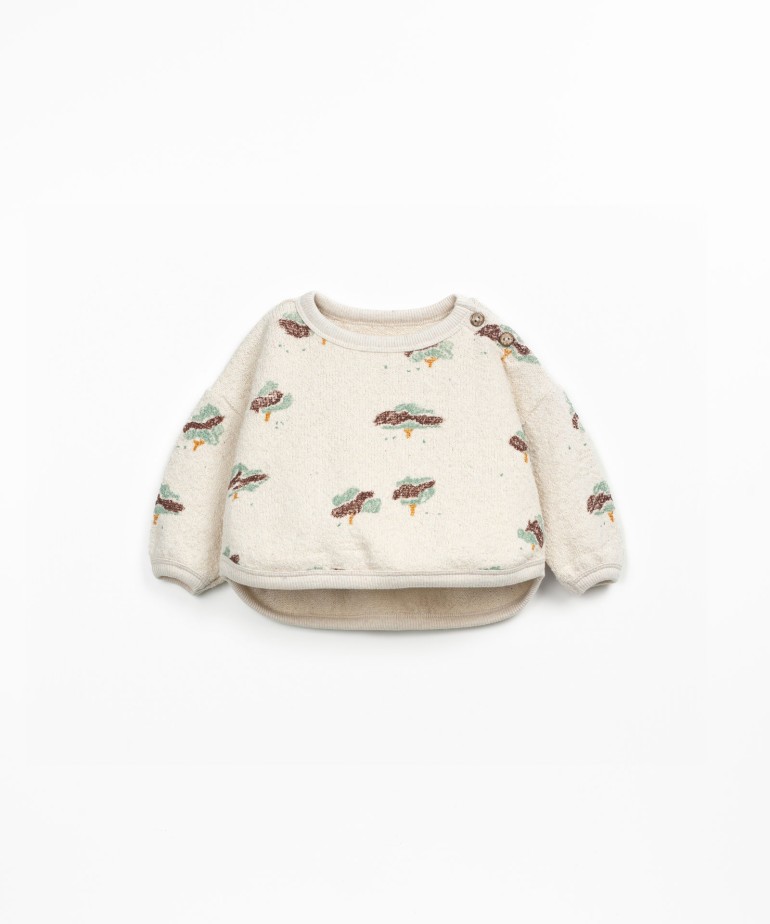 Maglia in misto fibre naturali