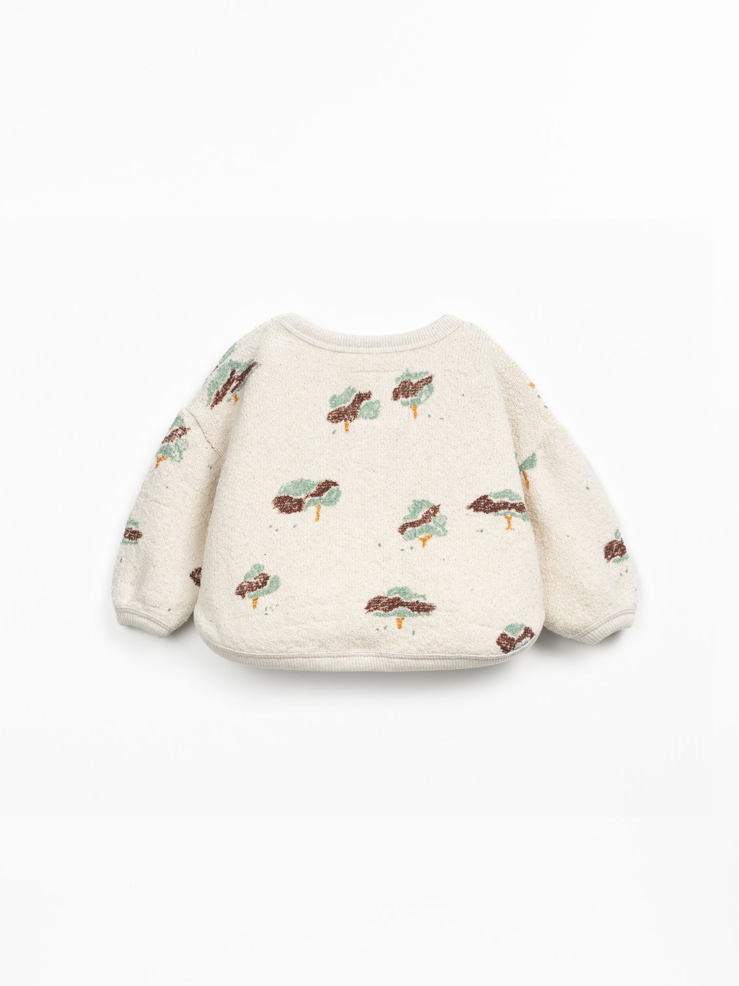 Sweater in natural fiber blend