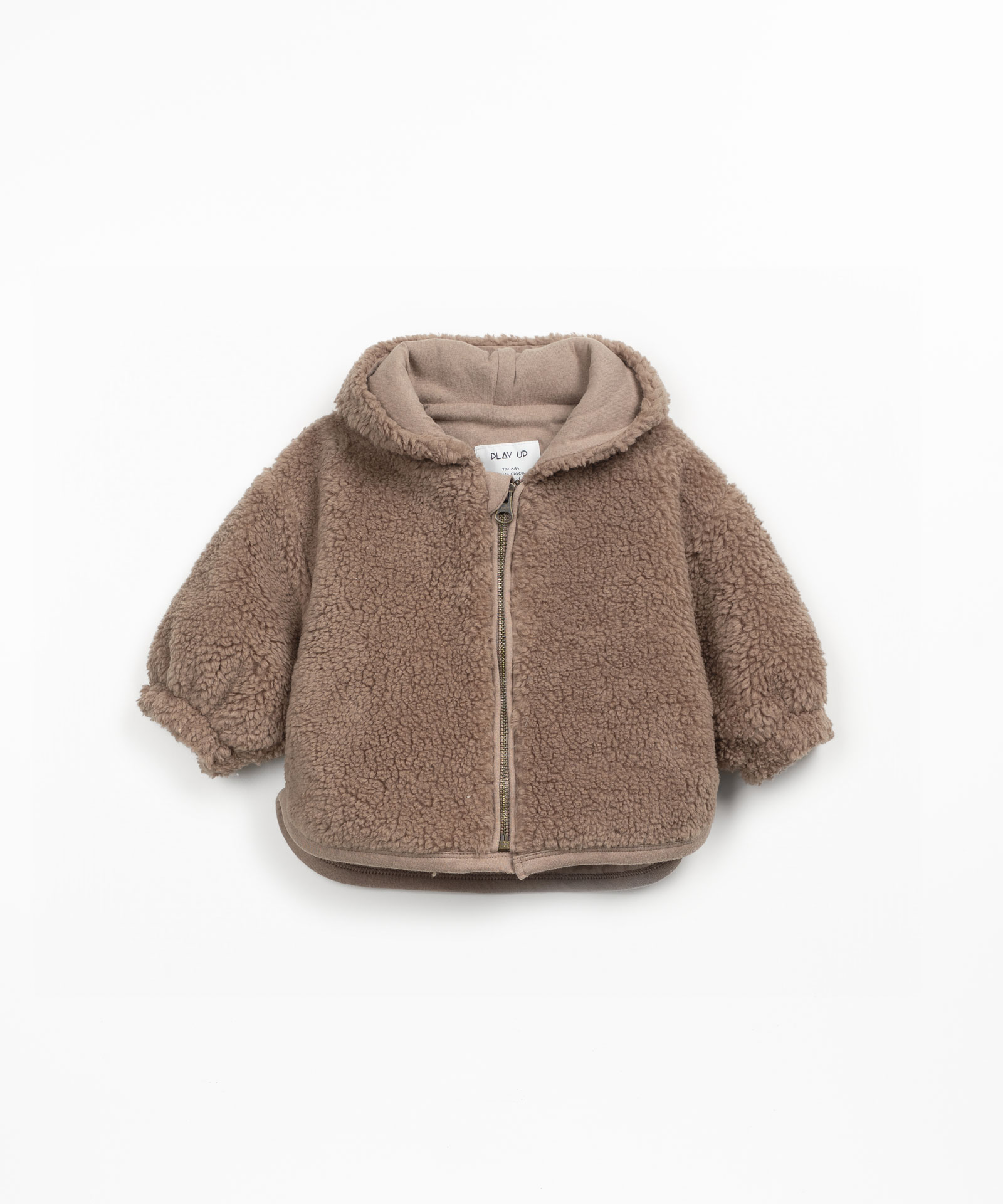 Cappotto in pelliccia sintetica in cotone biologico