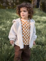 Fur coat in organic cotton