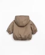 Waterproof jacket with furry lining