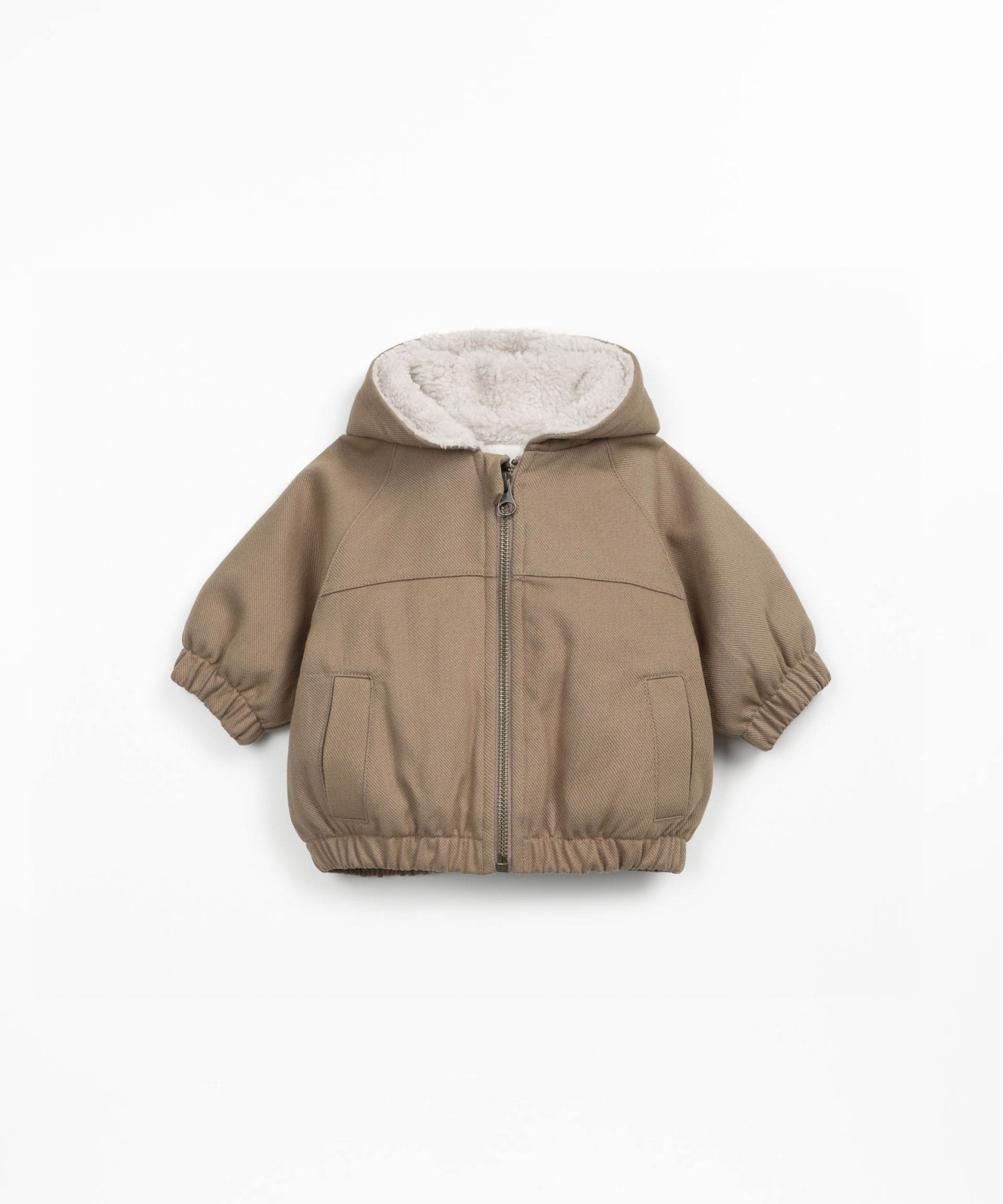 Waterproof jacket with furry lining