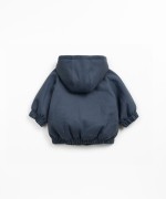 Waterproof jacket with faux fur lining