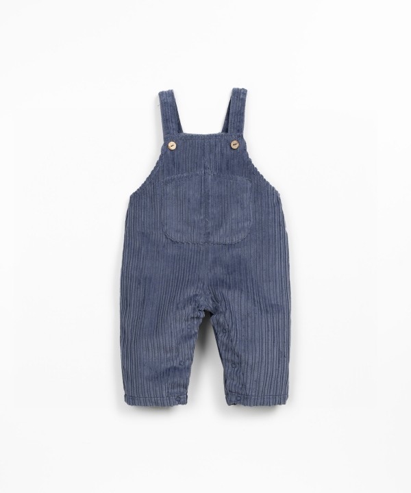 Salopette en velours c�tel�