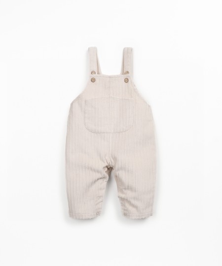 Salopette en velours côtelé