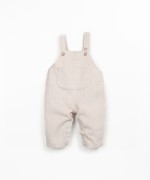 Corduroy jumpsuit with chest pocket