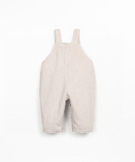 Salopette en velours côtelé