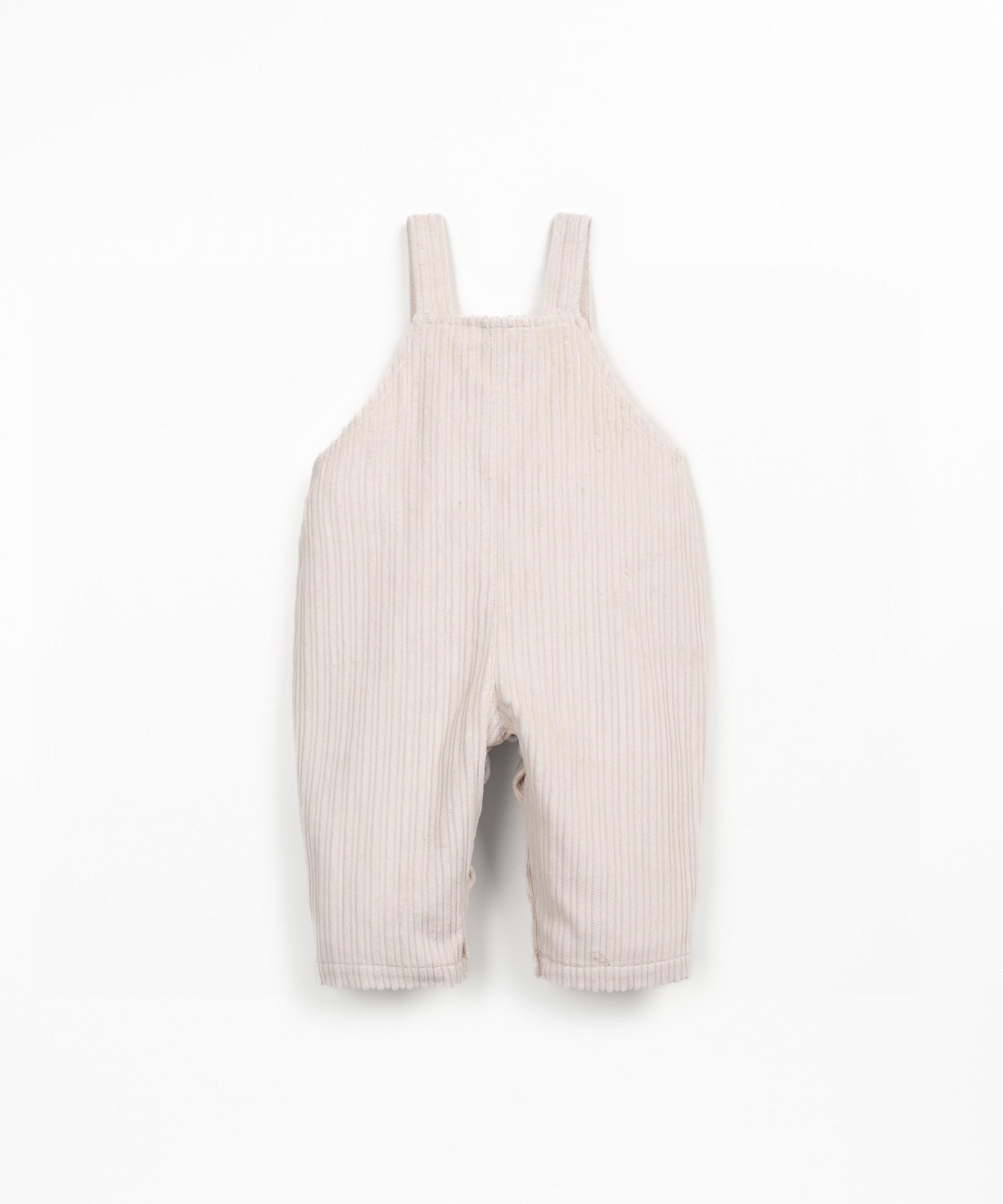 Corduroy jumpsuit with chest pocket