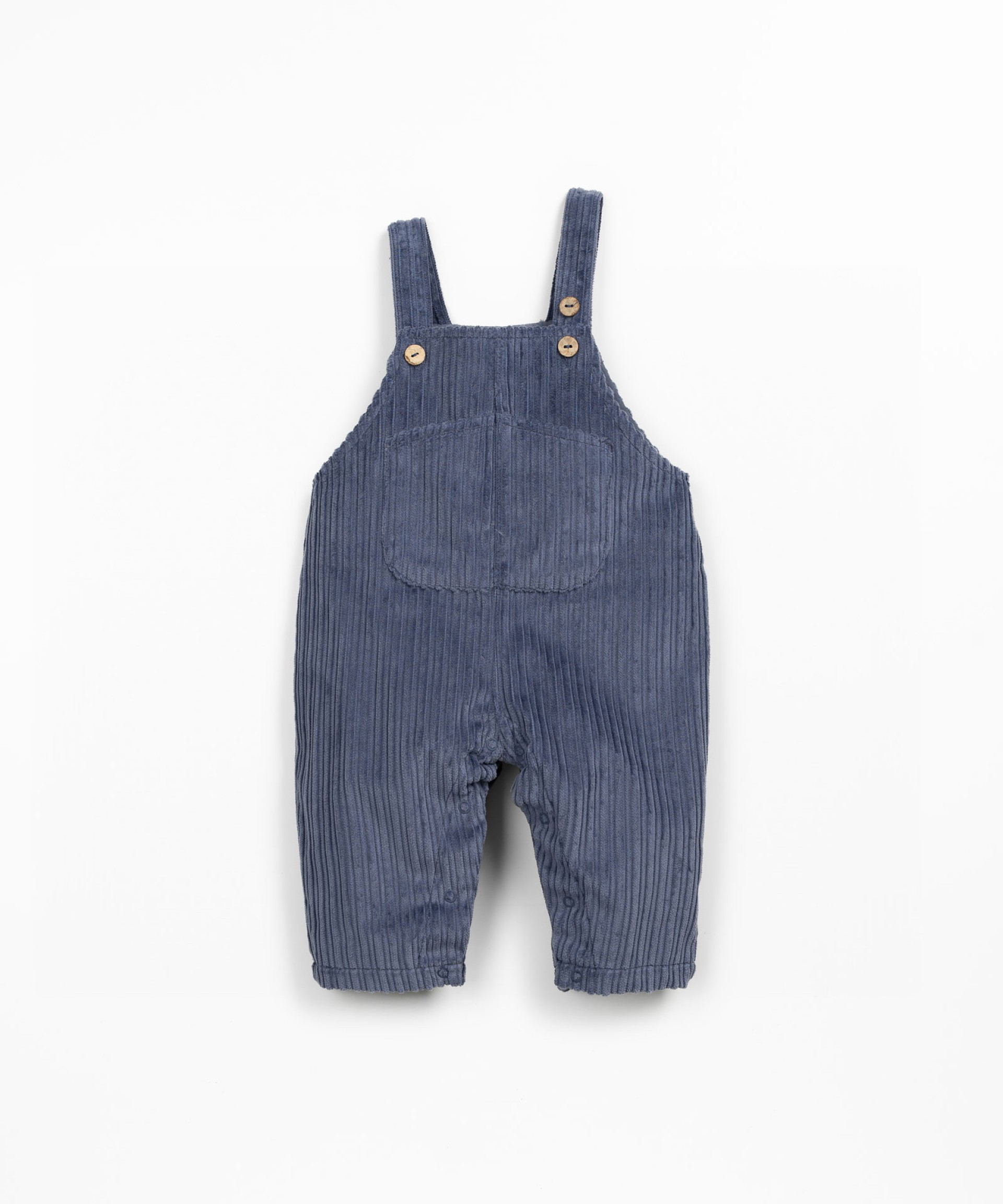 Corduroy overalls with chest pocket