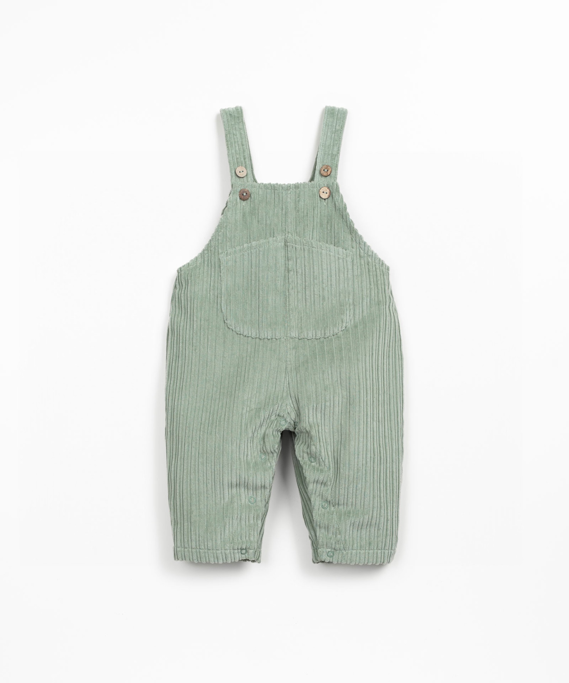 Corduroy jumpsuit with chest pocket
