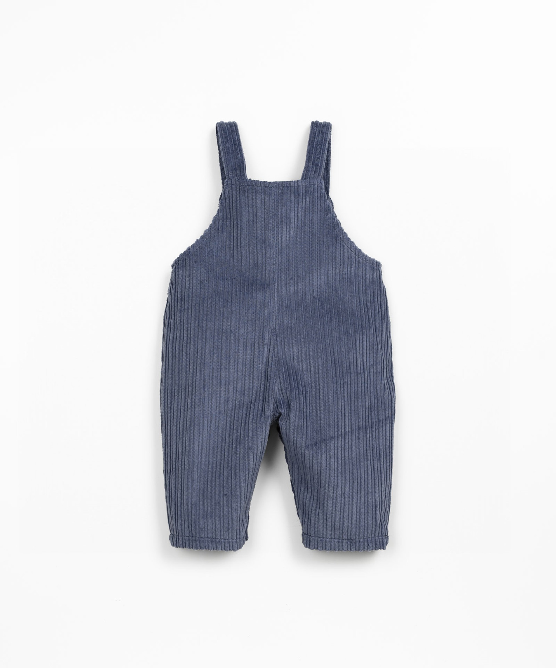 Corduroy overalls with chest pocket