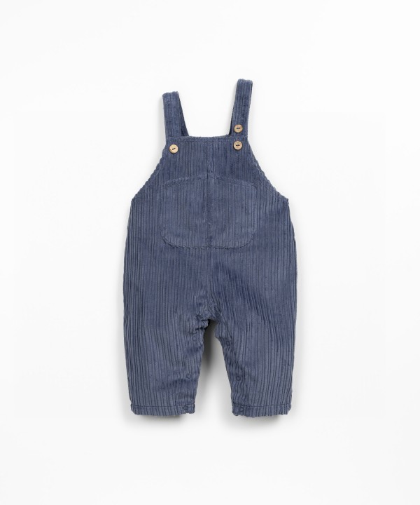 Salopette en velours c�tel�