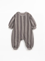 Jumpsuit in blend of natural fibers