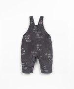 Corduroy jumpsuit in a blend of cotton and recycled cotton