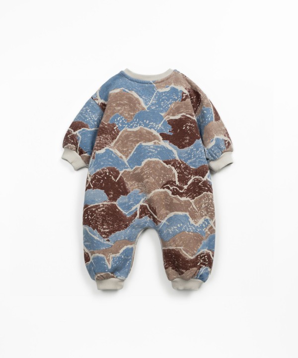 Jumpsuit in a blend of natural fibers