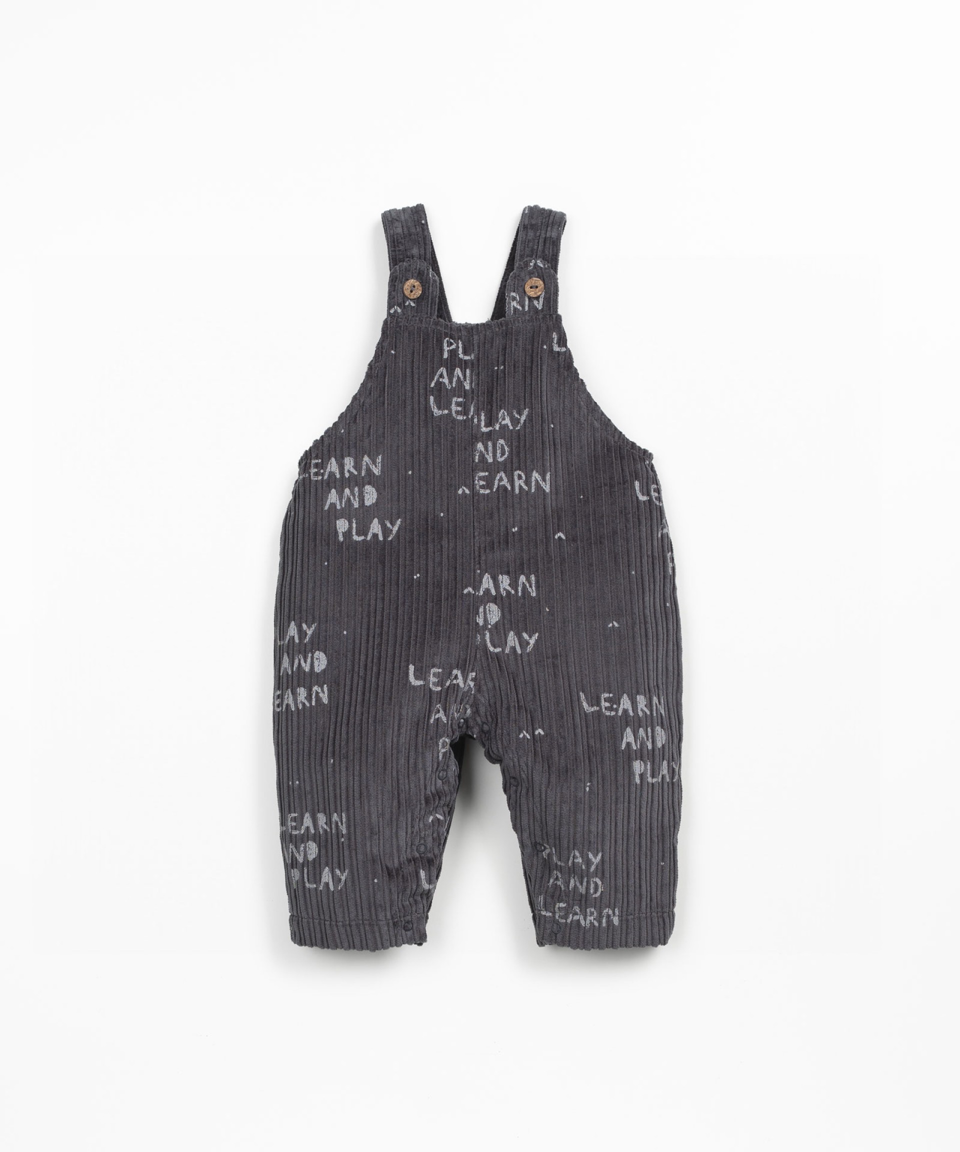 Corduroy jumpsuit in a blend of cotton and recycled cotton