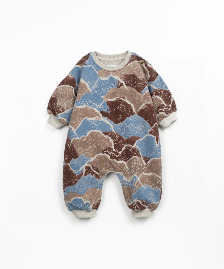 Jumpsuit in a blend of natural fibers