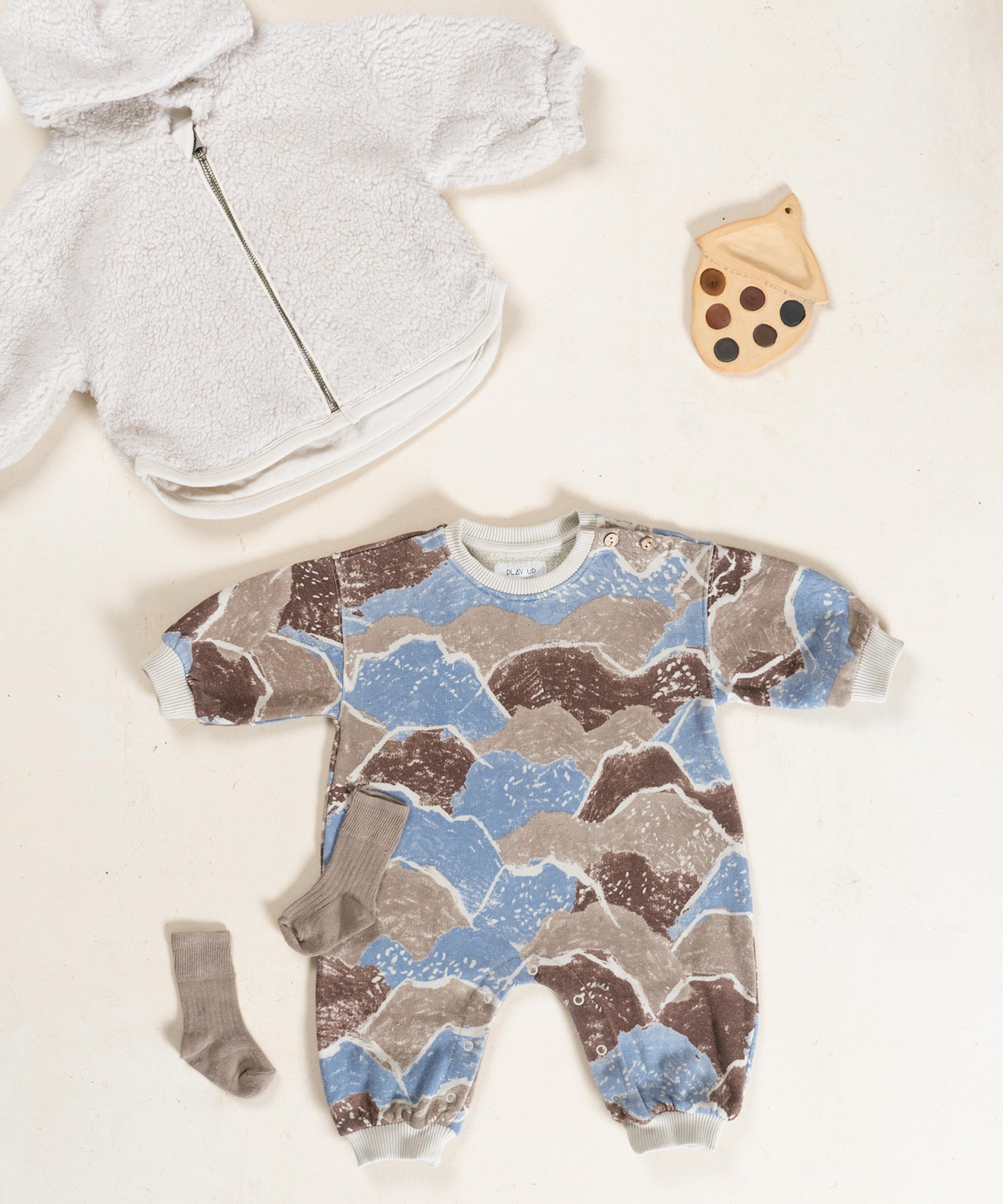 Jumpsuit with inseam opening