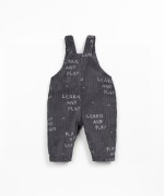 Corduroy jumpsuit in a blend of cotton and recycled cotton