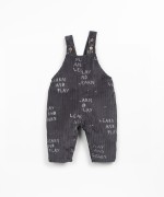 Corduroy jumpsuit in a blend of cotton and recycled cotton