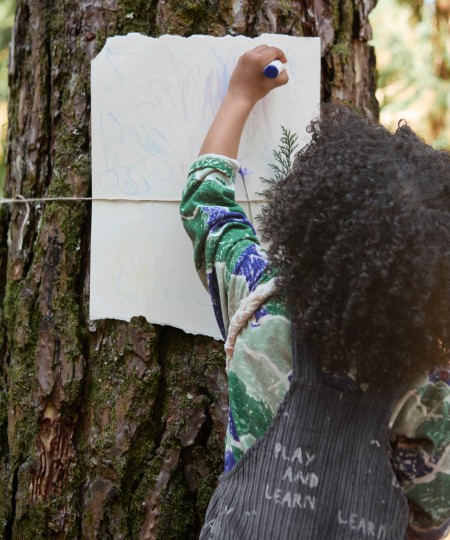 Combinaison en tissu de velours côtelé