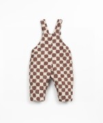 Corduroy jumpsuit in a blend of cotton and recycled cotton