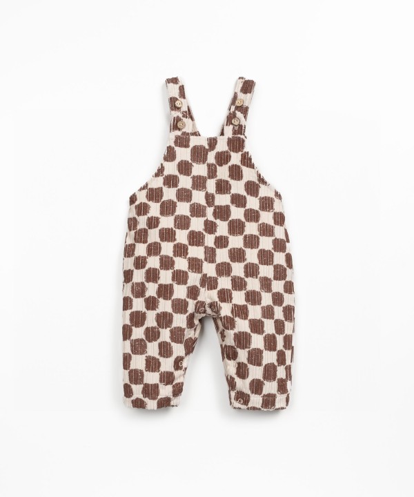 Combinaison en tissu de velours c�tel�