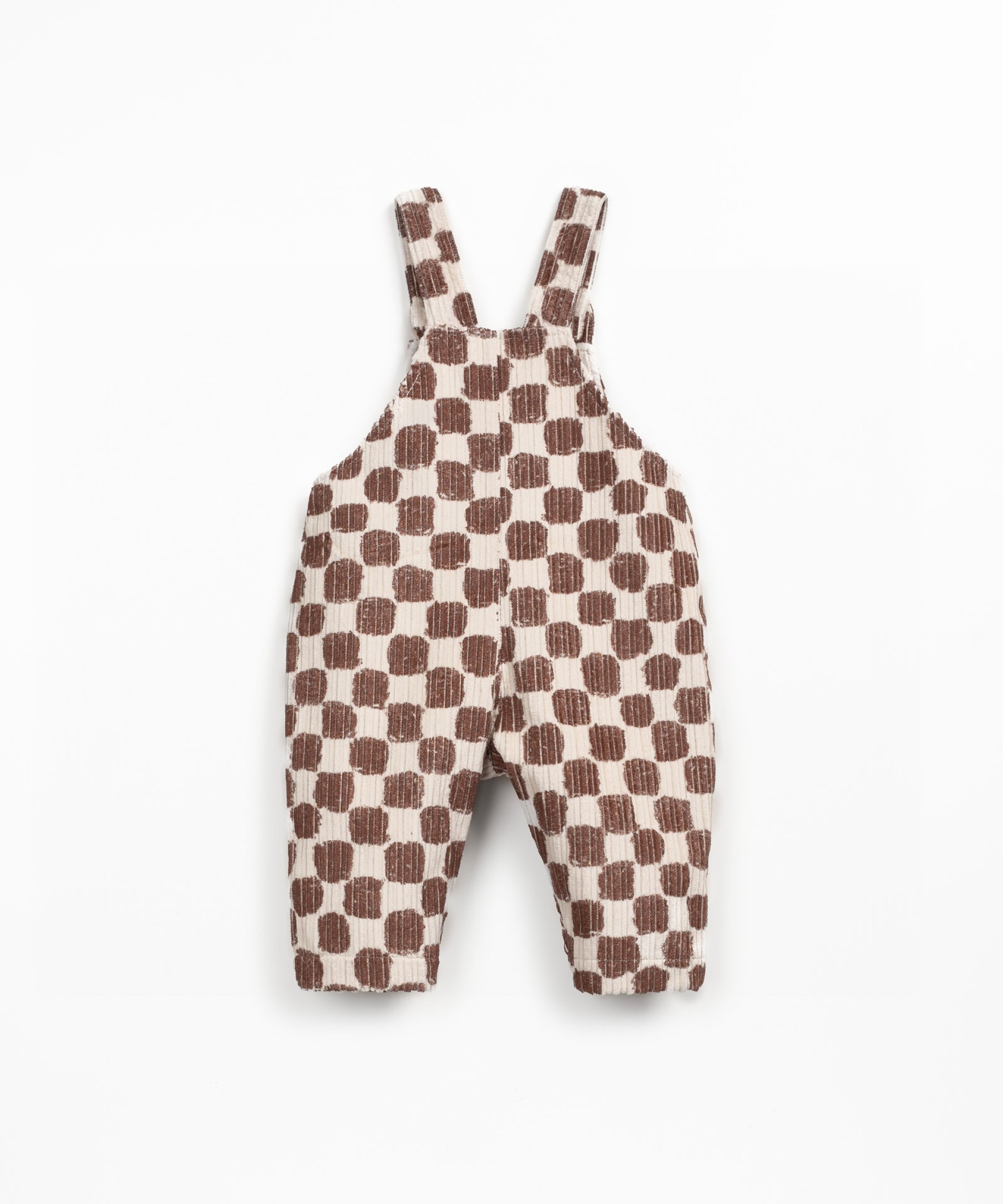 Corduroy jumpsuit in a blend of cotton and recycled cotton