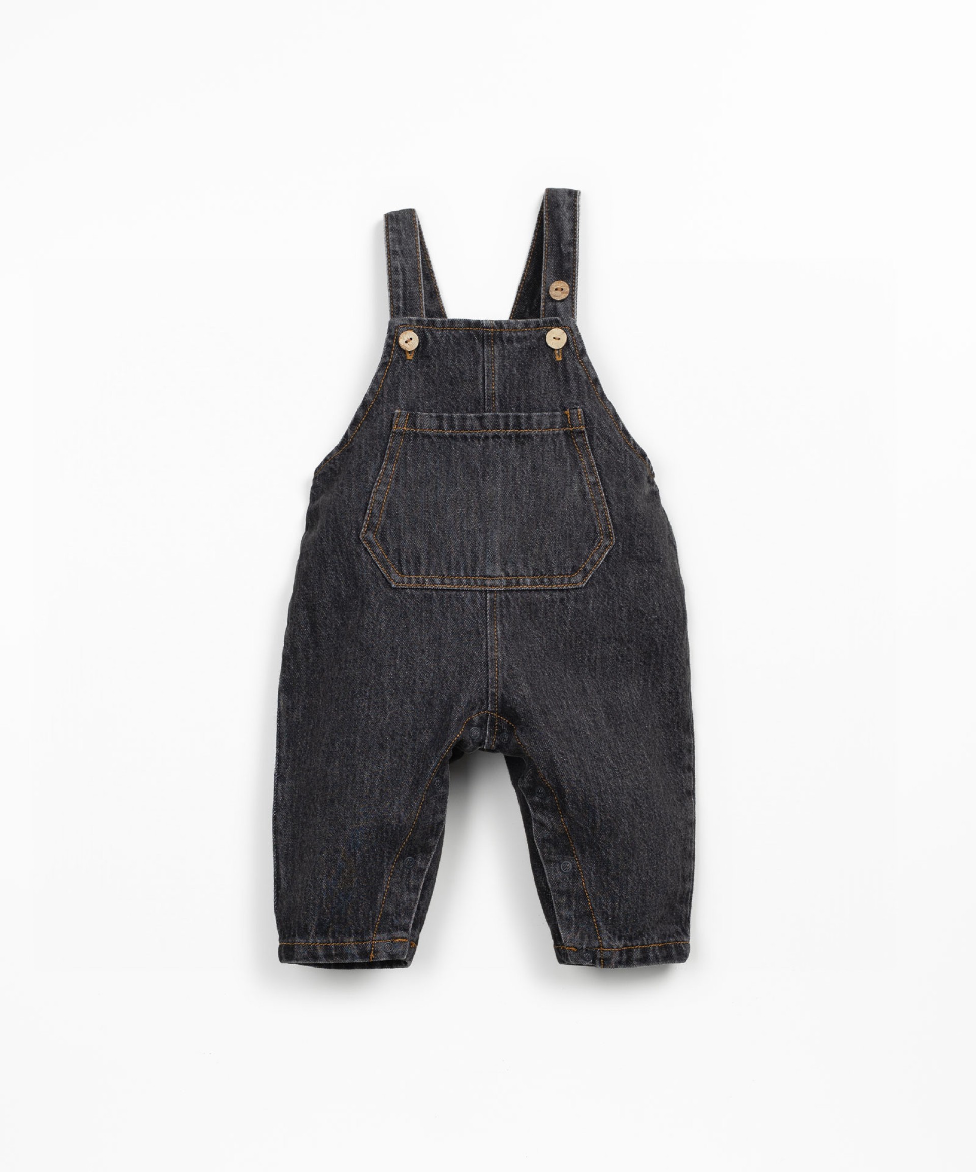 Dungarees in cotton denim with adjustable straps