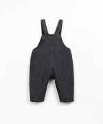 Dungarees in cotton denim with adjustable straps