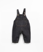 Dungarees in cotton denim with adjustable straps