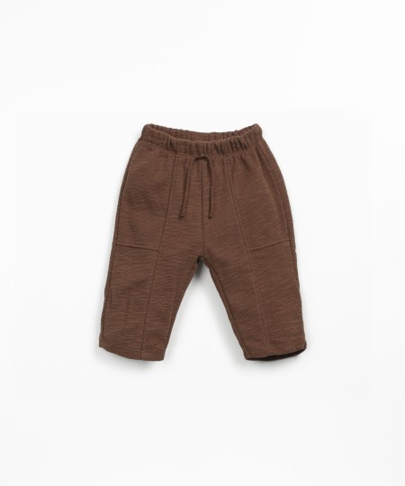 Jersey pants in natural fibers