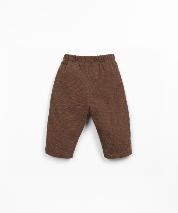 Jersey pants in natural fibers
