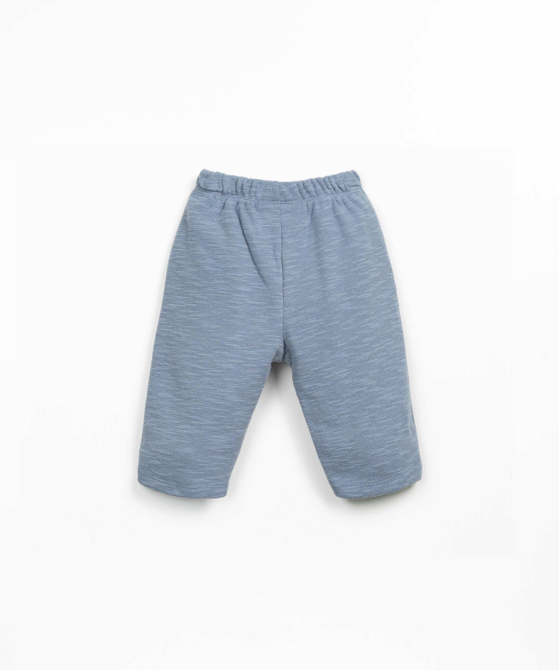 Jersey trousers with decorative drawstring