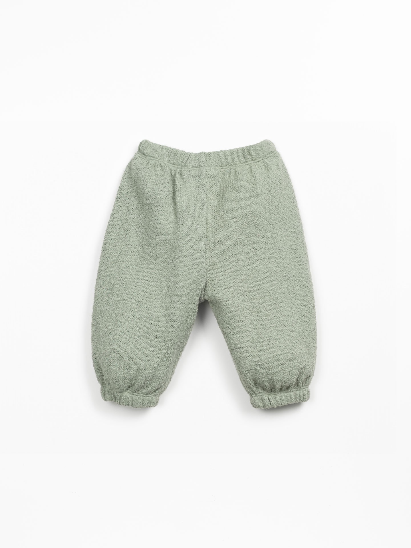 Pantaloni in maglia con miscela di cotone biologico e cotone rigenerativo