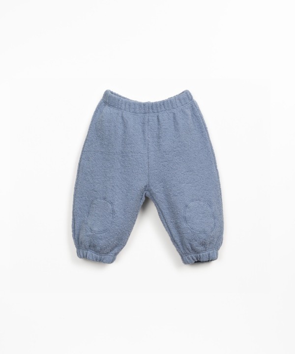 Pantaloni in maglia misto cotone biologico e cotone rigenerativo