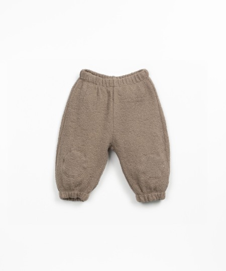 Jersey trousers in blend of organic and regenerative cotton