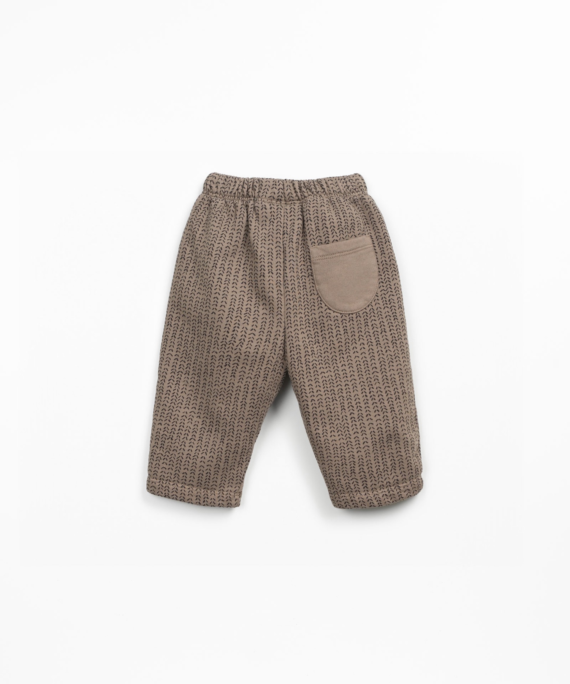 Pantalones de punto con cordn decorativo