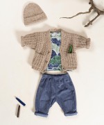 Pantalones de pana con mezcla de fibras naturales y recicladas