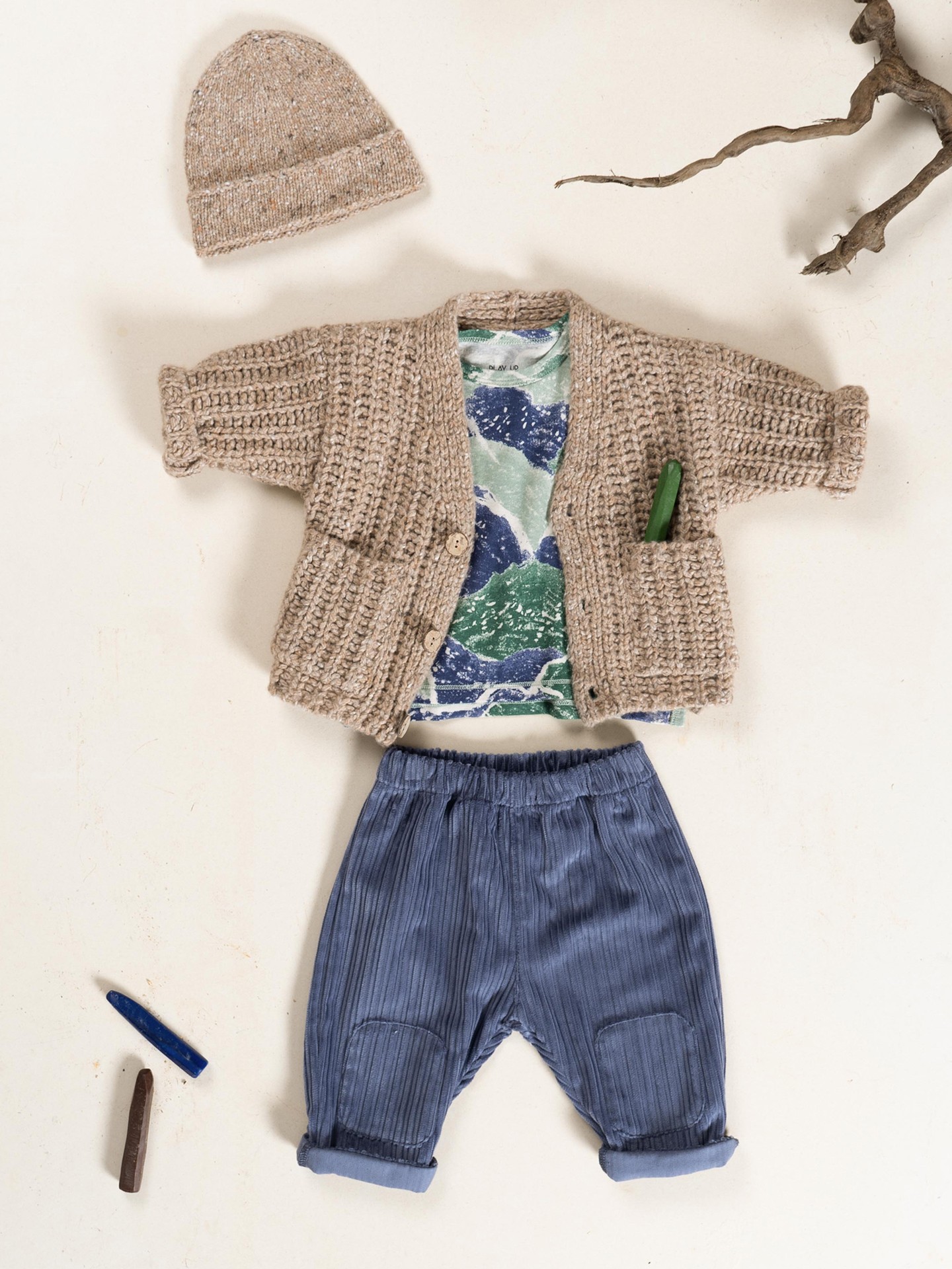 Pantalon en velours côtelé