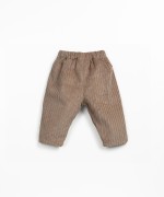 Pantalones de pana con mezcla de fibras naturales y recicladas