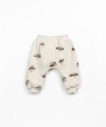 Pantalones de punto con interior perchado