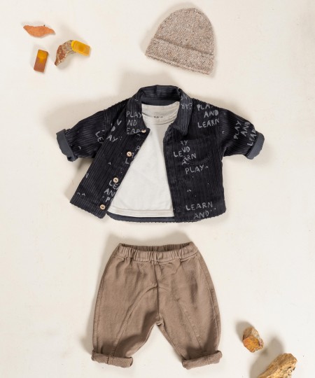 Pantalon en sergé de coton