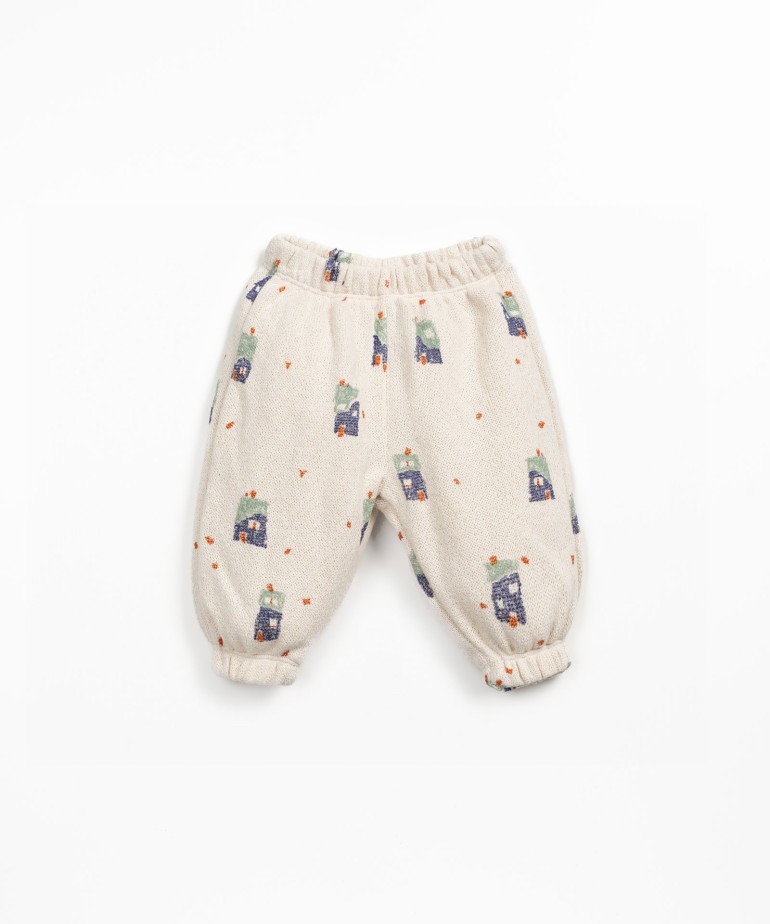 Pantaln de punto con algodn regenerativo y algodn reciclado