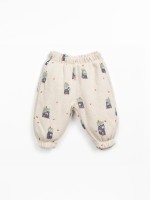 Jersey trousers with regenerative cotton and recycled cotton