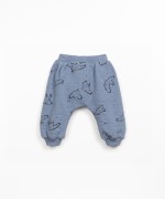 Pantalones de felpa con interior perchado
