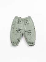 Jersey trousers with regenerative cotton and recycled cotton