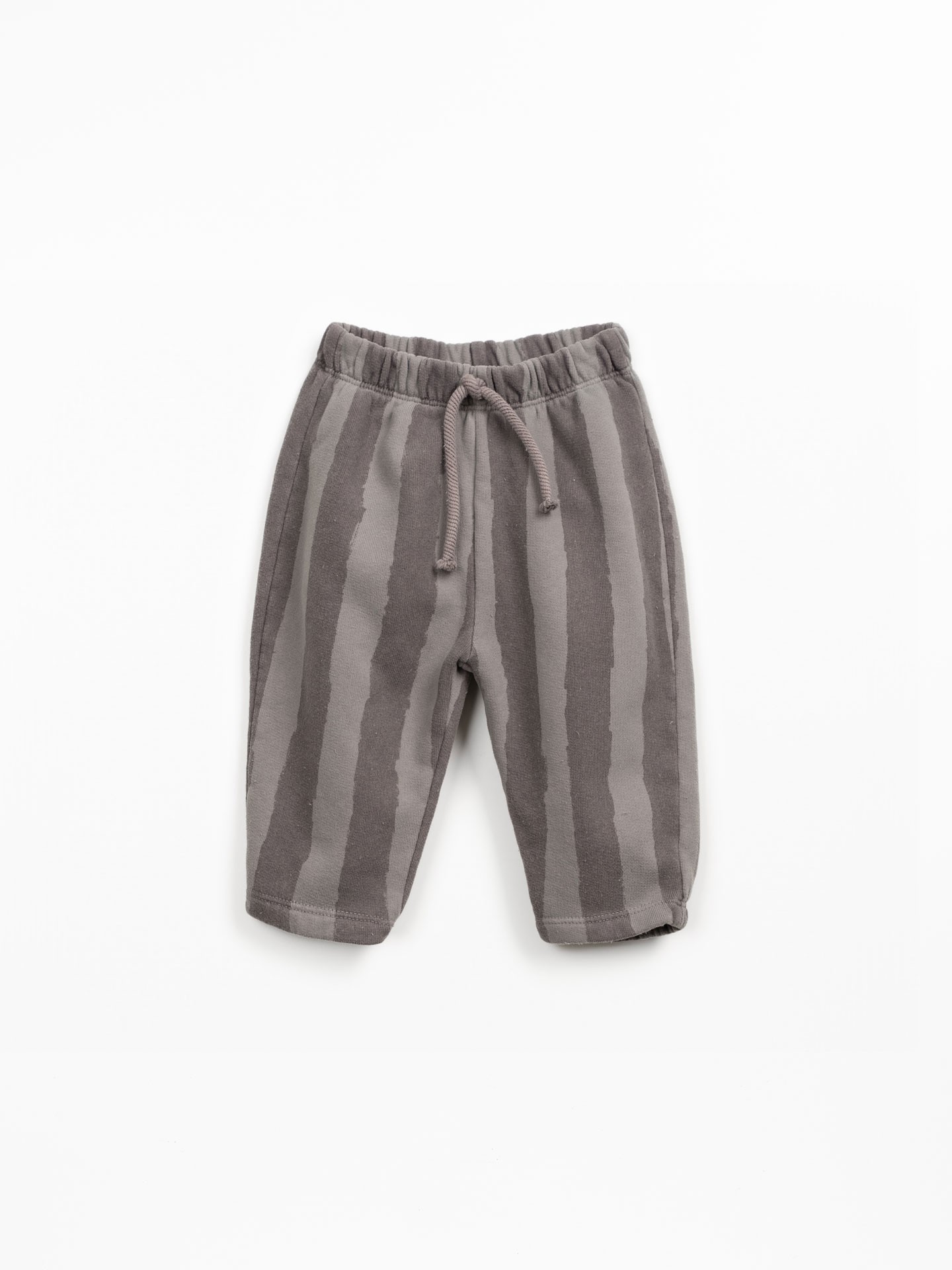 Jersey trousers in blend of organic cotton and cotton