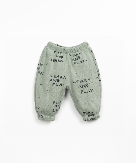 Jersey trousers with regenerative cotton and recycled cotton