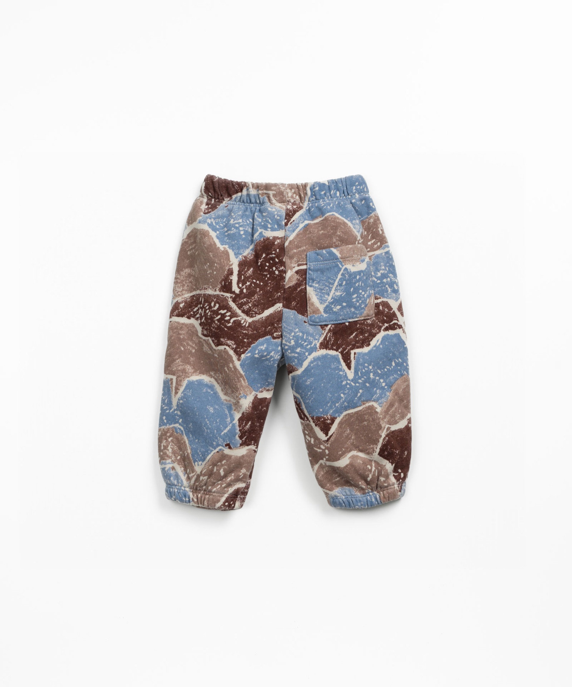 Pantalones con estampado de montaas